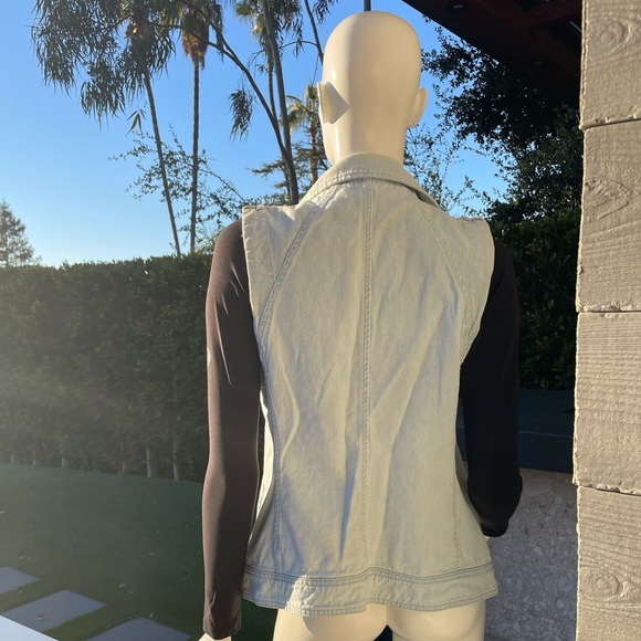 Forever 21 Studded Denim Vest - Picture 3 of 5